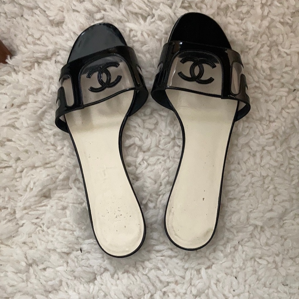 Chanel Slip Ons Mules Sandals